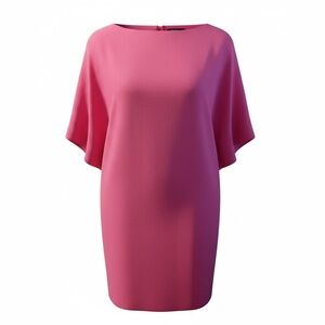 Vintage Unknown brand hot pink, size Medium, women's‎ dress